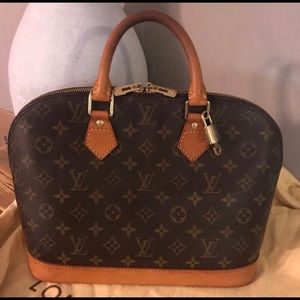 Authentic Louis Vuitton Alma PM Handbag